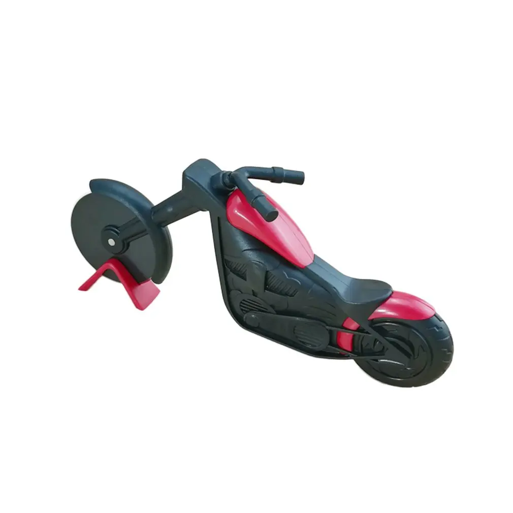 

2018 New Unique Motorcycle Pizza Cutter Stainless Steel Pizza Knife Motorbike Wheel Pizza Chopper Portable Slicer Peel Knives