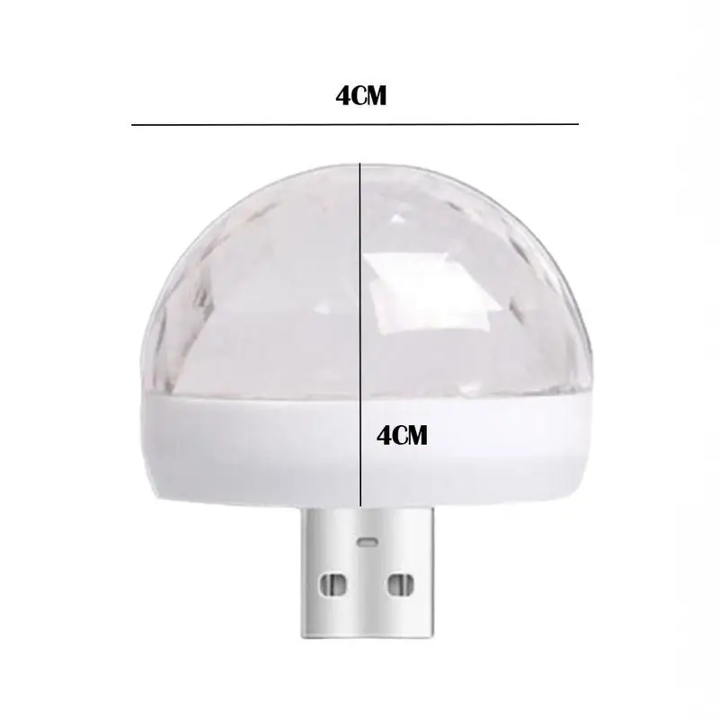 

1pcs Mini USB LED Disco Stage Light Portable Family Ball Phone Light Club Bar Stage Lamp For Mobile Party Effect Colo K5T9
