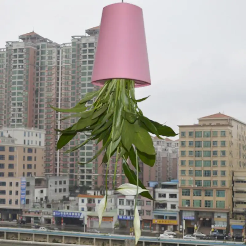 Цветочный горшок перевернутый плантатор маленький новый подвесной вверх ногами