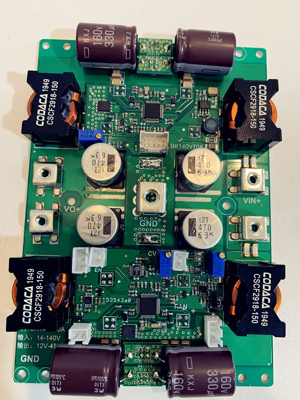 Fuente de alimentaci&oacute;n de celda de combustible de alta eficiencia, entrada de alimentaci&oacute;n de CC de 15-140V, salida de 5-56V/25A-70A-1