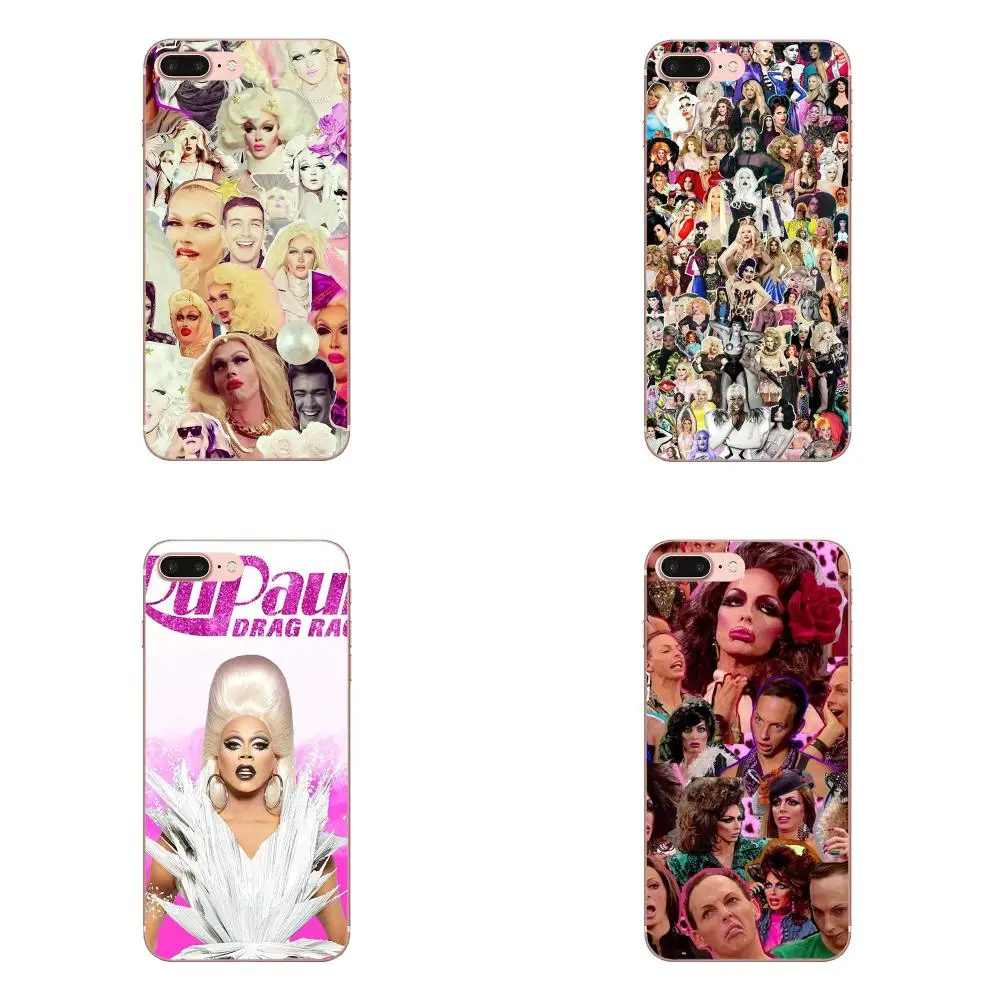 Чехлы для задней панели Гибридный рупаул Драг рейсинг Samsung Galaxy A10 A20 A20E A3 A40 A5 A50 A7 J1
