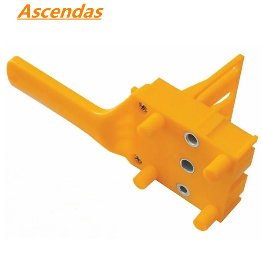 

ASCENDAS Woodworking Dowel Jig 6 8 10mm Drill Guide Metal Sleeve Handheld Wood Doweling Hole Drill TP-0192