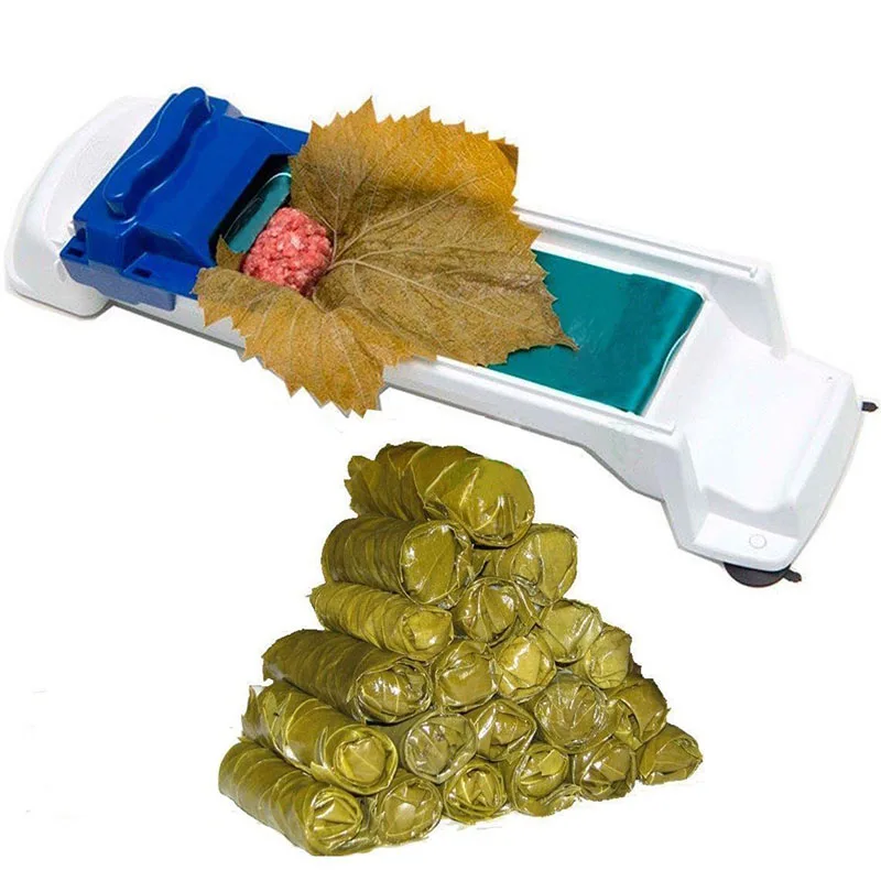 Sushi Making Leaf Wrapping Machine Roll of Grape Leaves  Roller Vegetable Cabbage Meat Rolling Tool Sushi Mold Kitchen