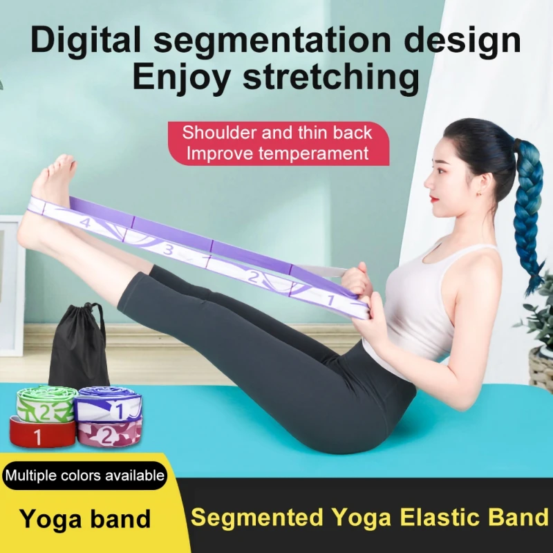 

Yoga Pull Strap Belt Fitness Stretching Strap Expander Sports Simulators For Pilates Resistance Bands Home Gym Equipment