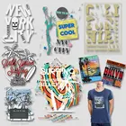 Модные нашивки с принтом одежды для детской одежды куртки наклейки с буквами термопереводные наклейки