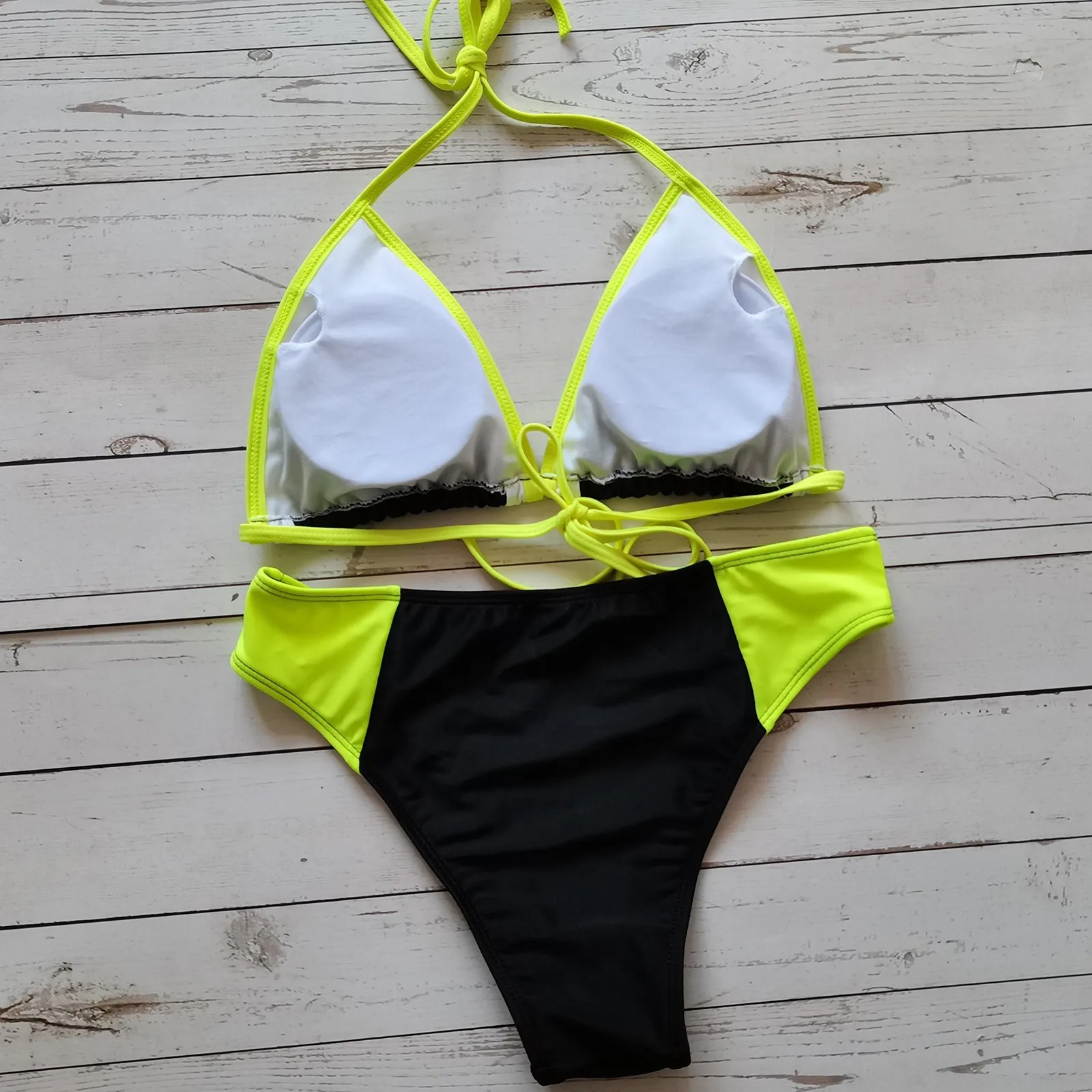 

swimsuit for women 2021 Bandeau Bandage Bikini Set Push-Up Brazilian Swimwear Beachwear Swimsuit bikini brasileo