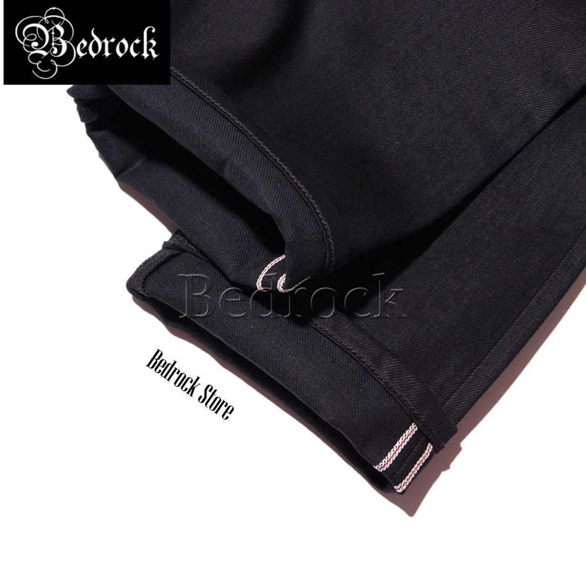 14.5oz double dyed Unwashed Raw Denim jeans for men slim pencil pants Reprint 511 angry father GT cattle Denim jeans