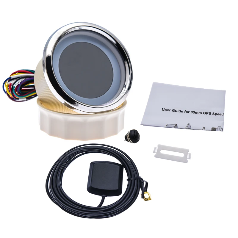 

New GPS Speedometer LCD Digital 0-299 km/h GPS Speed Gauge Trip ODO COG Fuel Level Voltmeter For Boat Marine Motorcycle Car