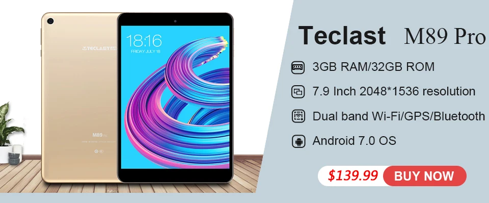 Teclast P80 Pro планшет Android сенсорный экран 8 дюймов 1280*800 3 ГБ ОЗУ 16 Гб ПЗУ двойной WiFi Android 7,0 MTK8163 четырехъядерный планшет gps