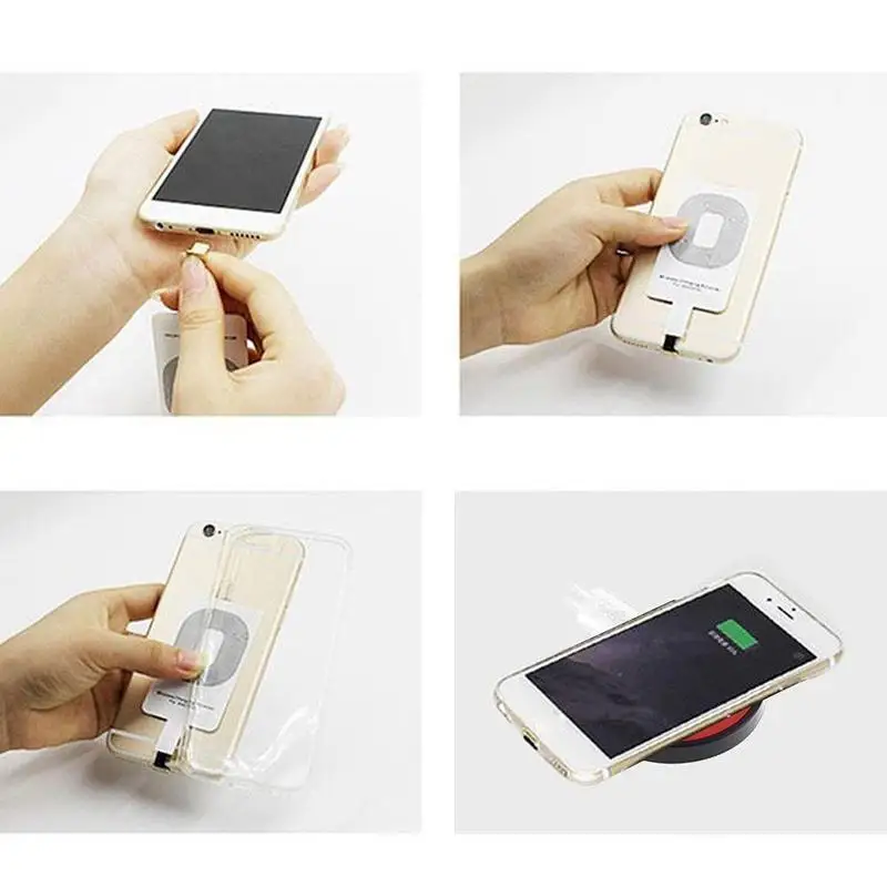 Беспроводной Qi индукционное зарядное устройство приемник зарядный адаптер 6 IQ 7