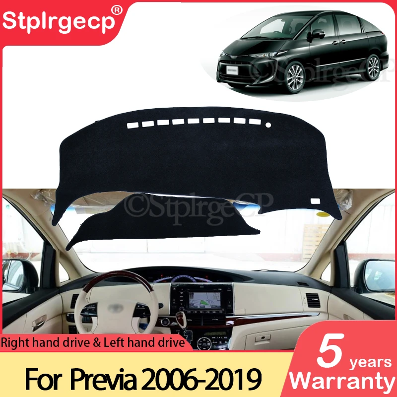 

Противоскользящий коврик для Toyota Previa 50 2006 ~ 2019 XR50 Estima Tarago, накладка на приборную панель, Солнцезащитный ковер, коврик для приборной панели, Аксессуары для автомобилей 2018