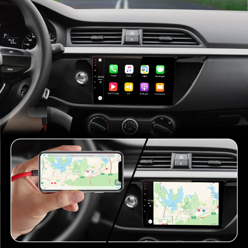 Автомагнитола 10 1 дюйма 2 din Android 9 автомобильный мультимедийный плеер с GPS