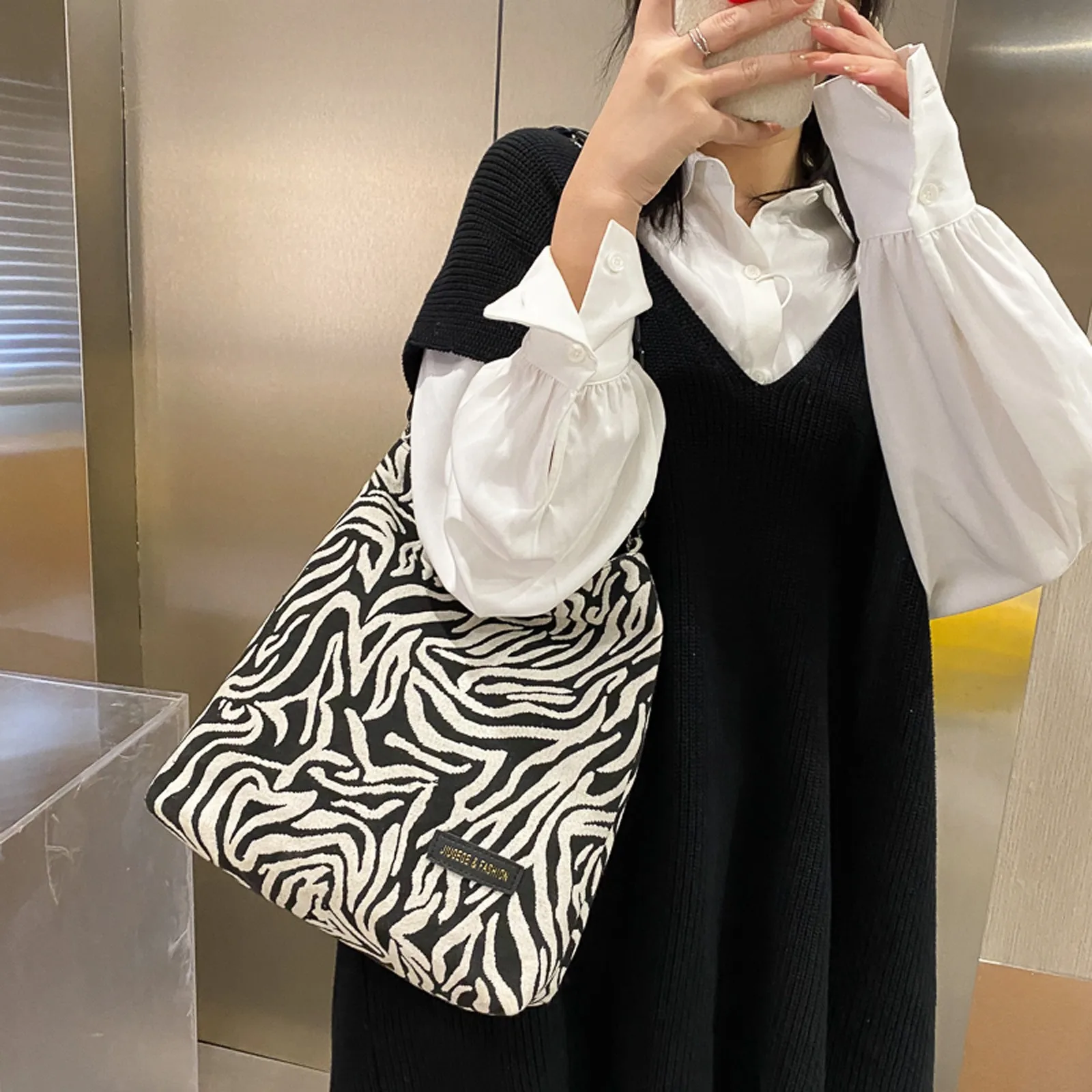 

Bags For Women 2021 Corduroy Shoulder Bag Ladies Girl Shopping Bag Fashion Shoulder Bag Casual Tote Female Handbag Messenger Bag