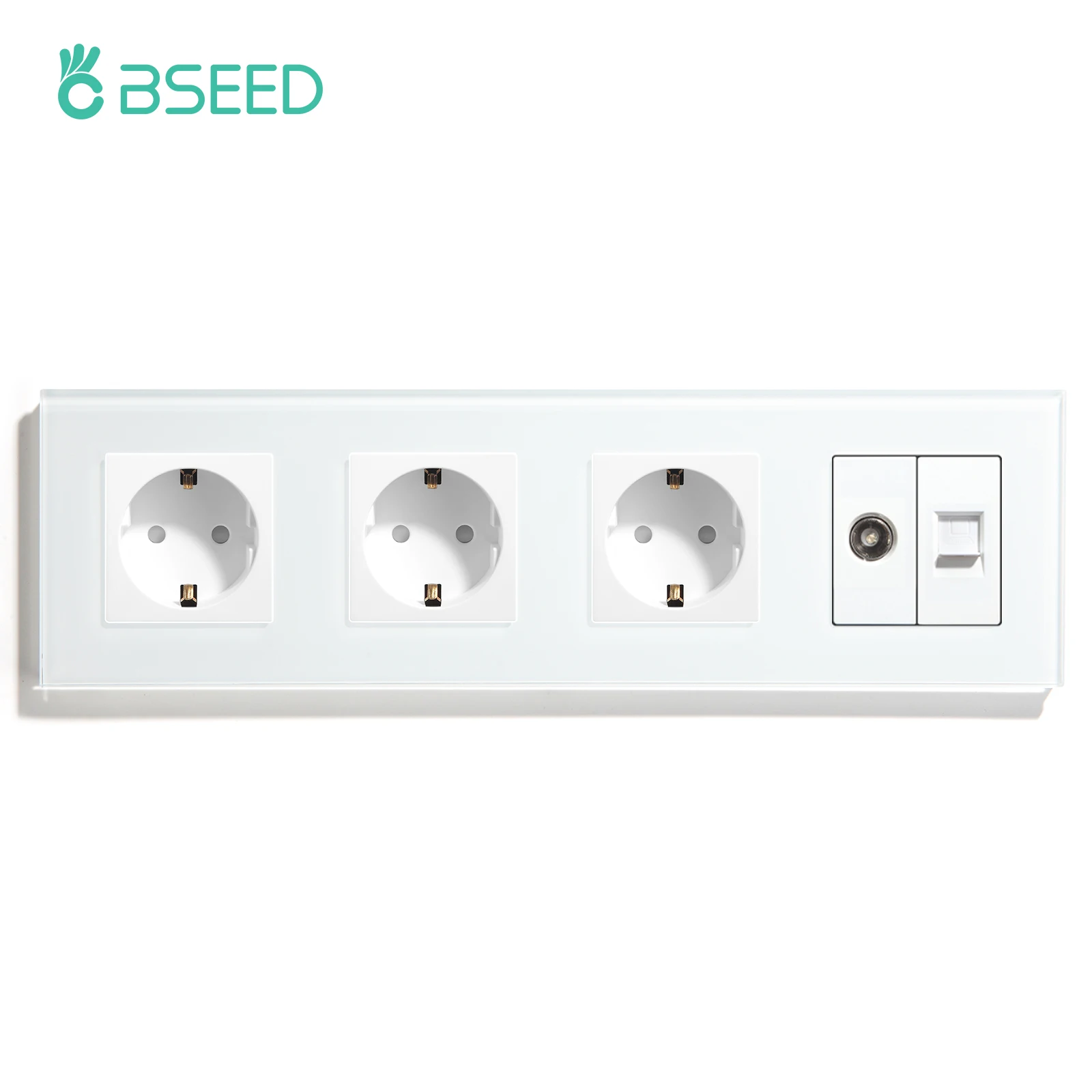 

Розетки BSEED белые/черные/золотые