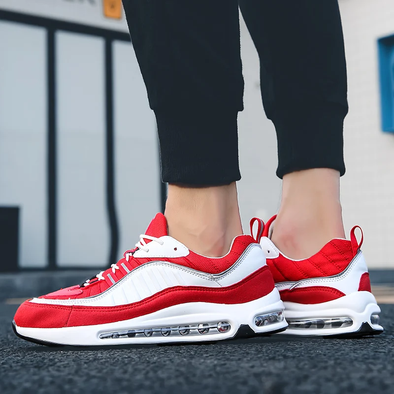 

Sneakers Casual Shoes Men Designer Breathable Big Size 46 Mens Sport Jogging Red Bule Basketball Couples Trainers Zapatos Hombre