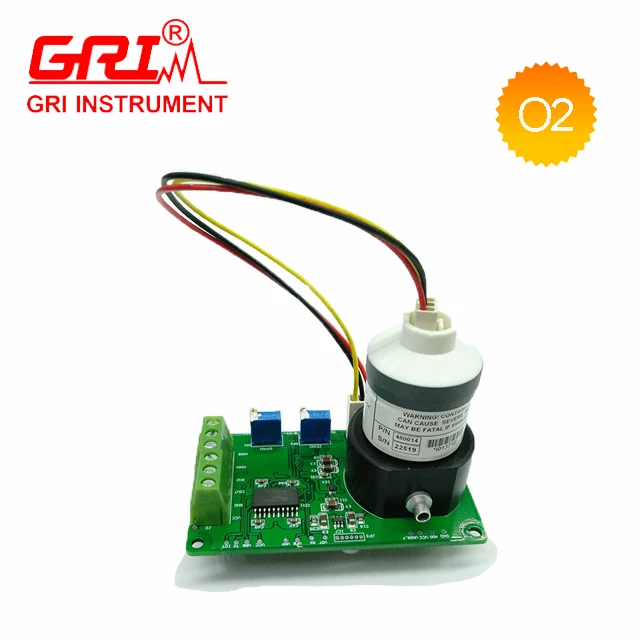 

100%VOL Medical O2 gas sensor module Oxygen sensor output signal of 4-20mA