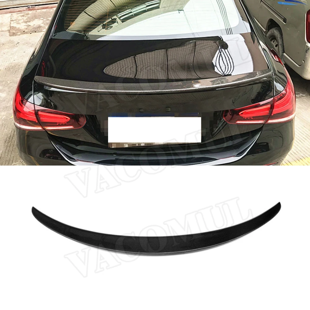 Задний спойлер из углеродного волокна для Mercedes Benz A Class W177 Sedan A200 A180 A250 2019 2020 крышка