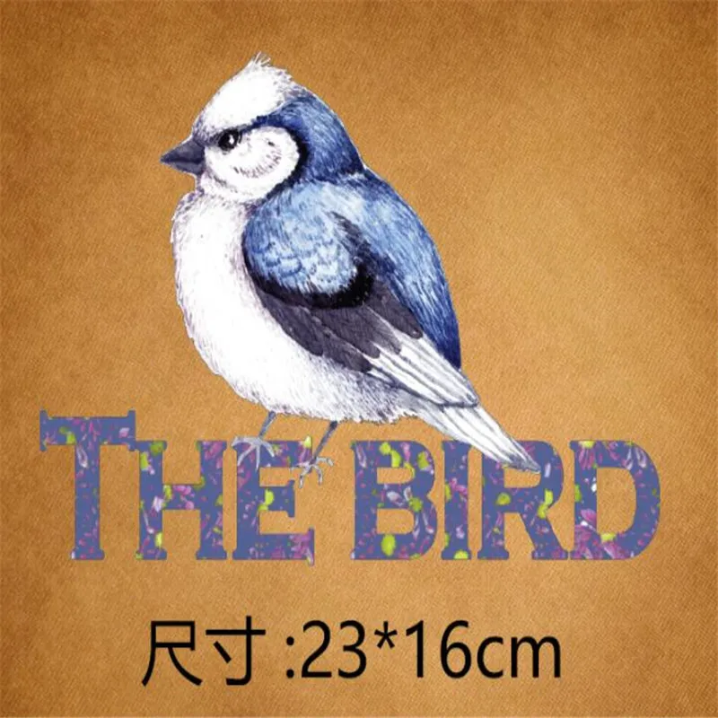 Птица английская теплоотводящая накладка футболка куртка ручная DIY нашивка для