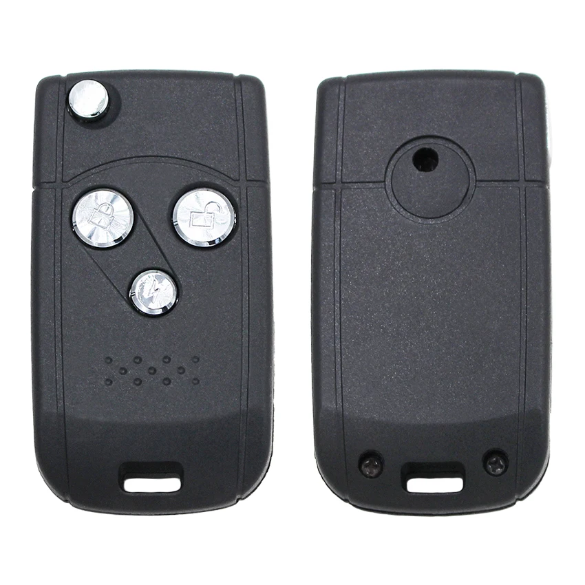 3 кнопки Модифицированная Складная откидная оболочка ключа дистанционного