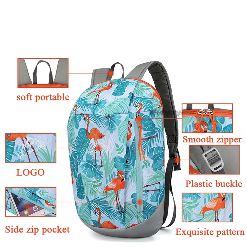 Водонепроницаемый рюкзак с 3D принтом фламинго для девочек подростков|Сумки