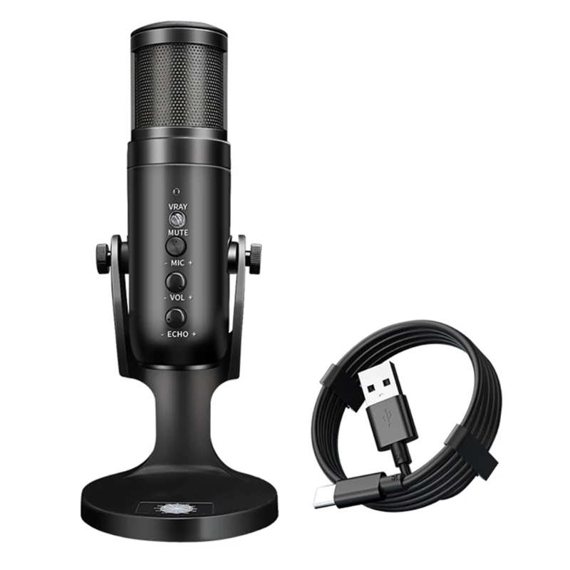 

Professional USB Microphone Type-C for Recording PC Computer Chat Singing