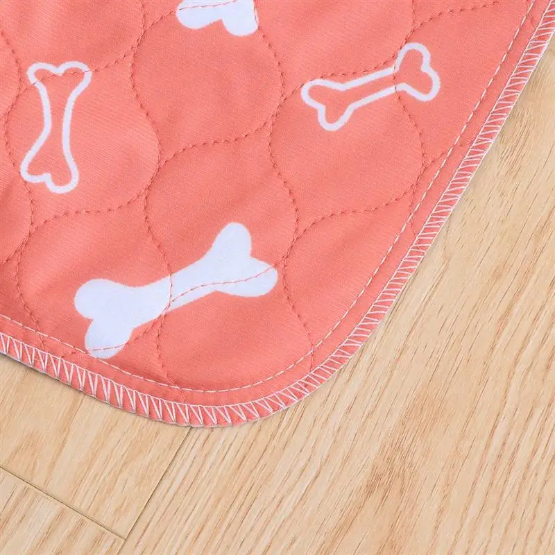 

2pcs Adorable Pet Cushion Water Absorbent Pad Deodorant Diapers Pet Training Wee Pads for Pet Dog Cat (60x40cm Orange and Gray)