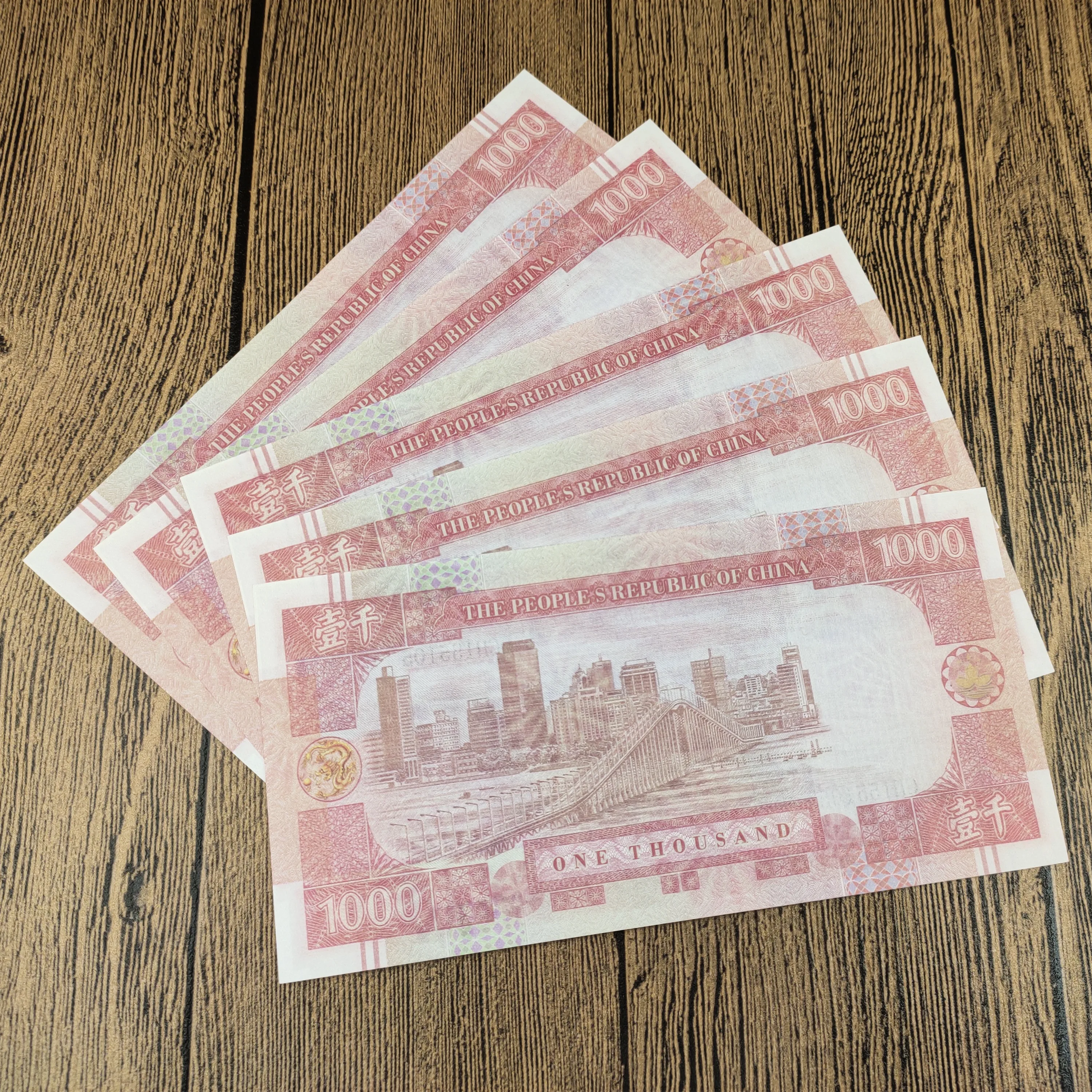 10 шт. китайские банкноты в виде драконов маоки одна тысячи долларов оригинальные