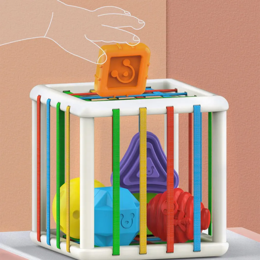 Сортировочная игрушка для детей магический куб раннего развития строительные