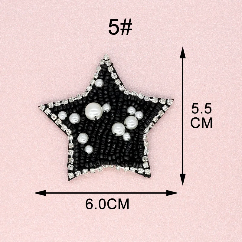 Декоративные накладки с бусинами и короной на одежде стразы декоративные