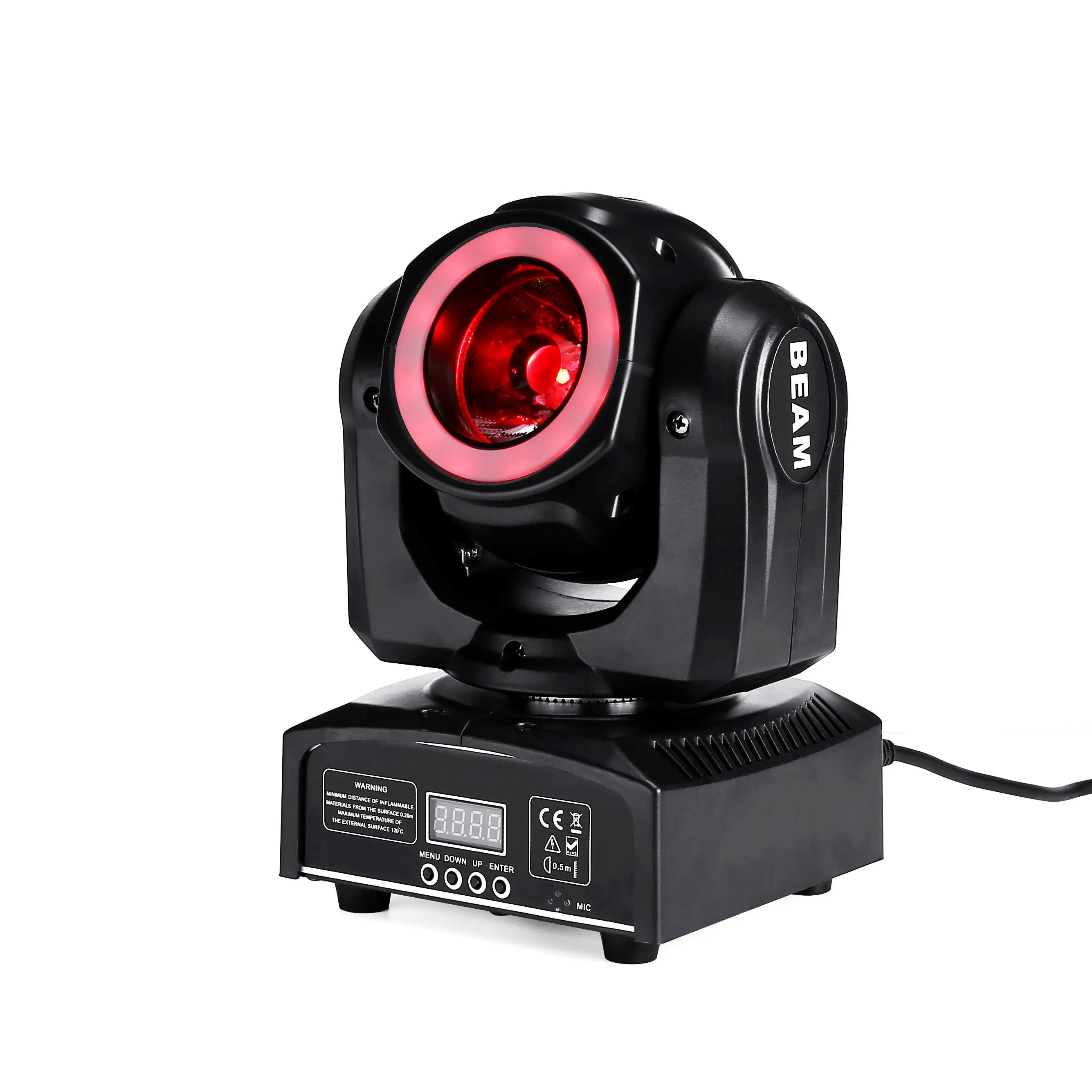 Мини светодиодный 60 Вт Луч с 12 Светодиодный SMD5050 RGB 3в1 Halo Effect светодиодный супер яркий светодиодный DJ Точечный светильник фирмы "DMX"