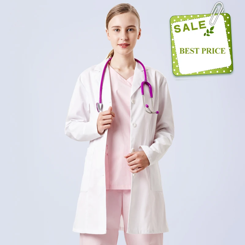 Женские лабораторные пальто женские куртки лабораторное белая куртка полная