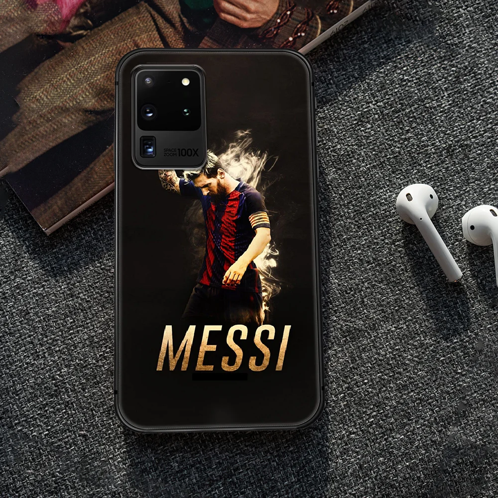 

Football superstar messi Phone Case Cover Hull For Samsung Galaxy S 7 8 9 10 e 20 FE edge uitra plus Note 9 10 20 black Cover