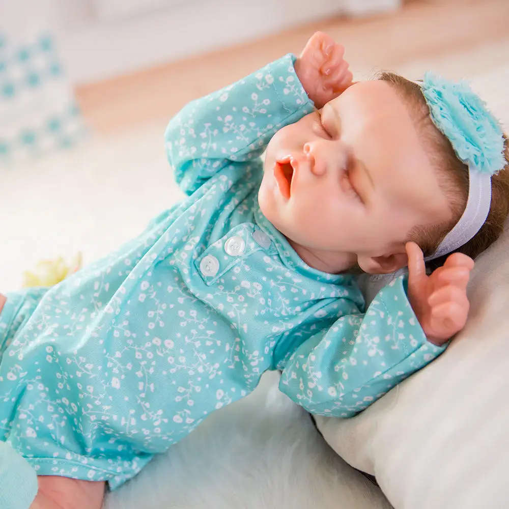 

12/17 Inch Reborn Doll Newborn Girl Simulation Baby Children's Dolls Girls High Quality Handmade Art Doll Silicone Reborn Dolls