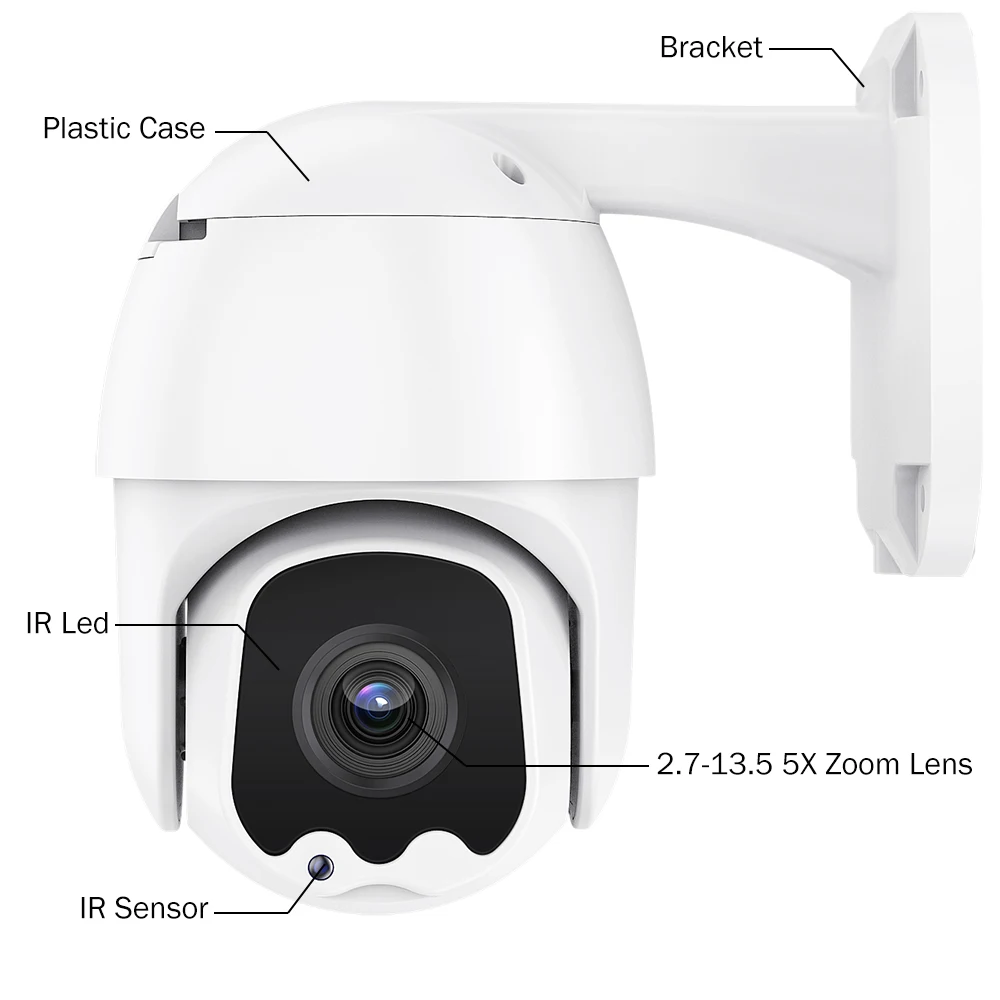 IMX307 AHD камера наружная водонепроницаемая IP 66 ahd 1080P CCTV 4 Массив Led ночное видение 30 м