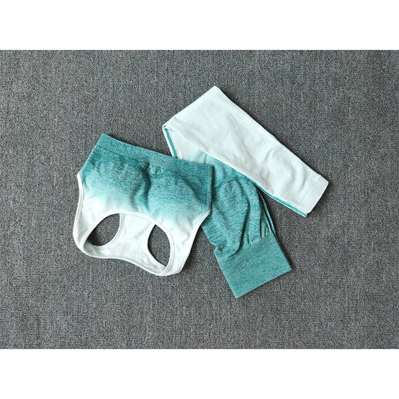 

Women Sports Bra Seamless Yoga Set And High Waist Leggings Gym Set Workout Clothes Fitness Clothing Sportswear Sports Suit 2020