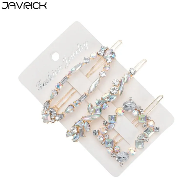 

3 шт./компл. модные роскошные Для женщин заколка для волос, комплект ювелирных изделий Свадебные Заколки Свадебные украшения для волос клип ...