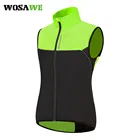 Ветрозащитная велосипедная куртка WOSAWE, мужской дождевик, одежда для шоссейного велосипеда, куртка для горного велосипеда, летняя Светоотражающая ветровка для езды на велосипеде