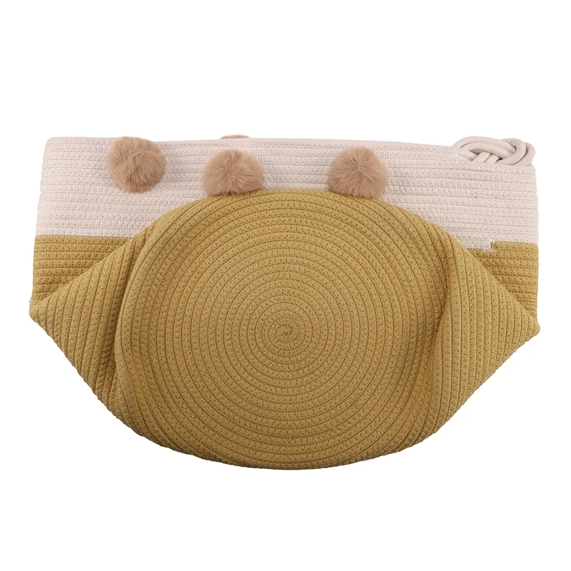 Плетеная корзина для белья скандинавский хлопок детская игрушка грязная одежда