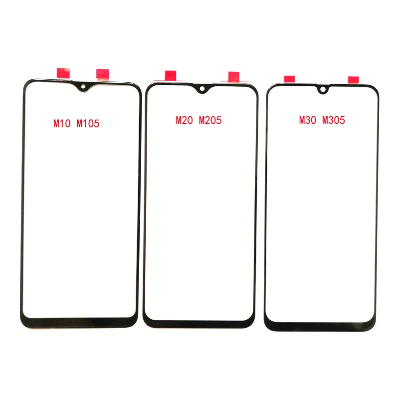 Для samsung Galaxy M10 M20 M30 M105 M205 M305 передний Внешний стеклянный объектив со стороны