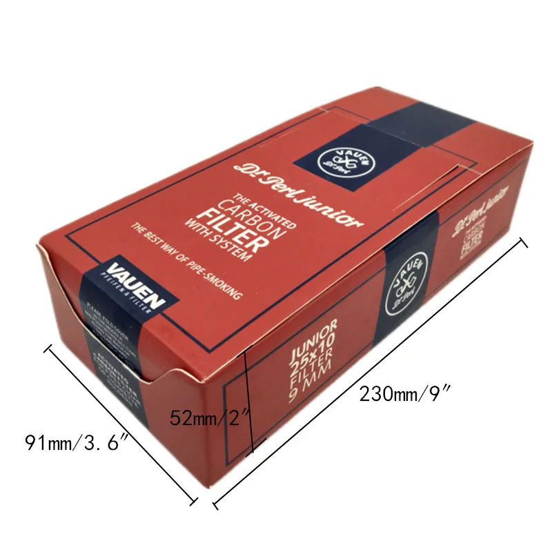 

2021 New 250pcs Tobacco Pipe Filters 9mm Smoking Pipe Activated Carbon Filter For