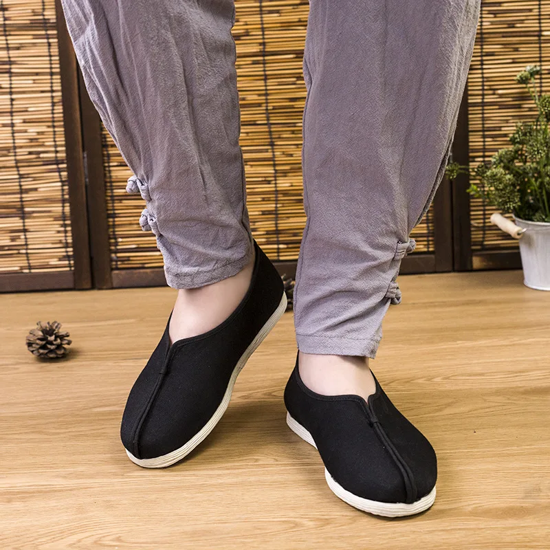 

Handmade Shaolin Buddhist Monk Kung Fu Tai Chi Shoes Martial Arts Wushu Sneakers