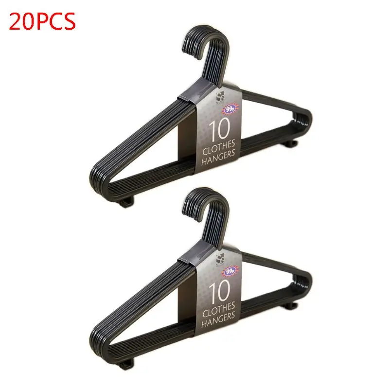 2020 Новые 20 шт вешалки для одежды пластиковые взрослых противоскользящие