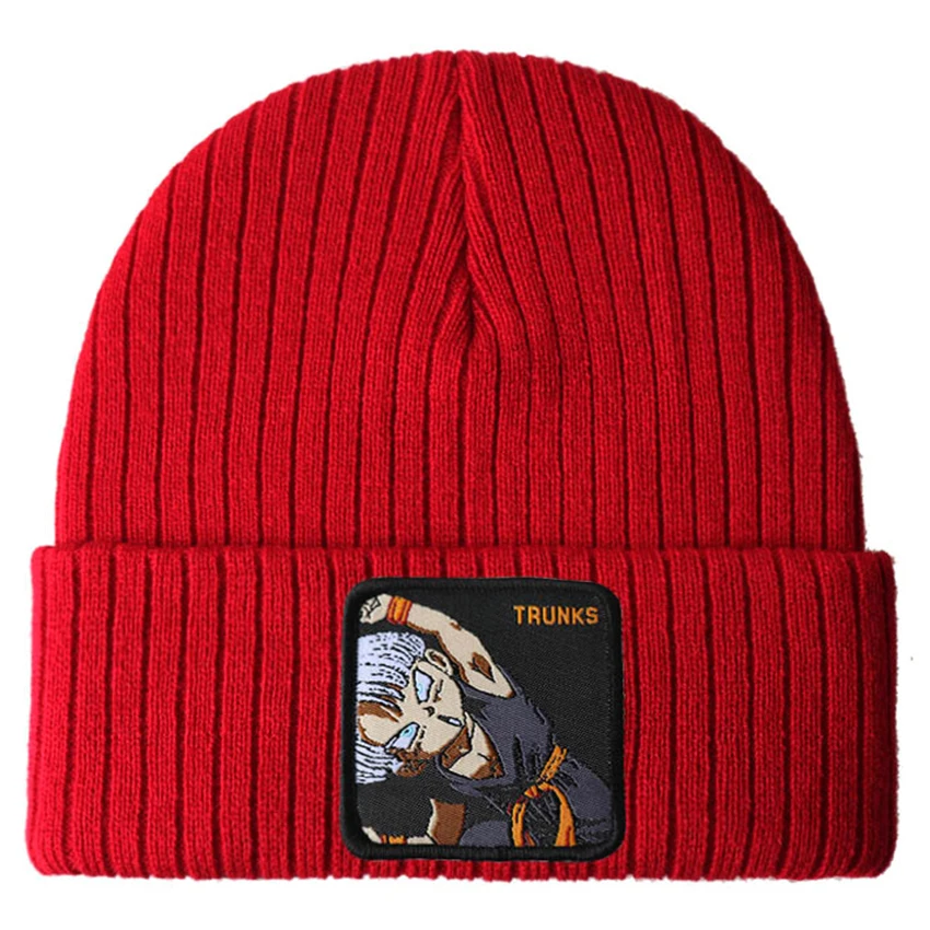 

TRUNKS Knit Cap 100% Cotton Warm Winter ski Beanie Knitted Hat BUU Skullies & Beanies Unisex fashion outdoor caps