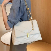 elegant female large tote bag 2021 fashion new high quality pu leather womens designer handbag chain shoulder messenger bag