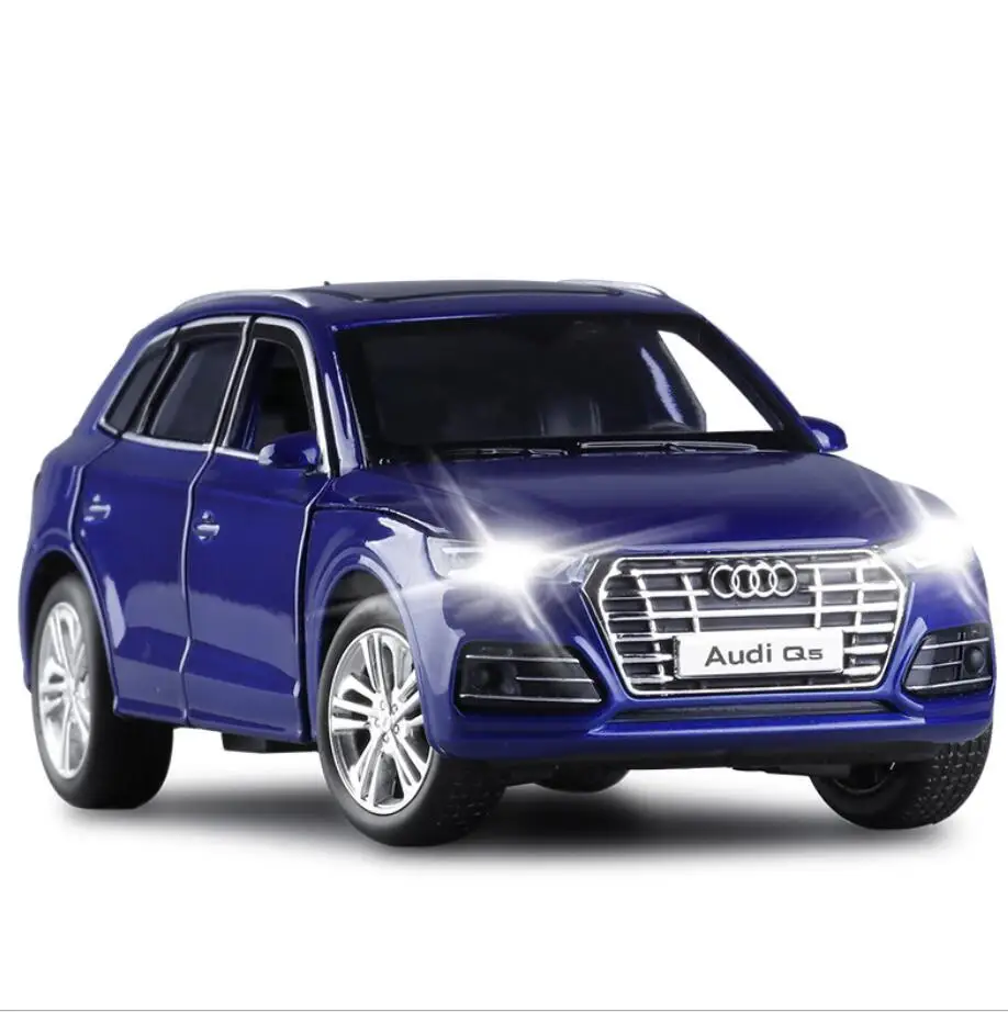 1/32 Новинка Audi Q5 SUV литая модель металлический Автомобиль звуковая светильник вая