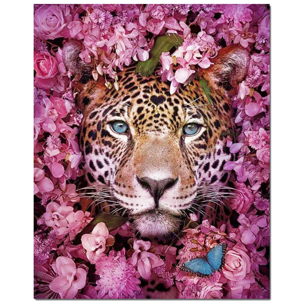 Алмазная вышивка QIZITENG картина с квадратными стразами сделай сам животное