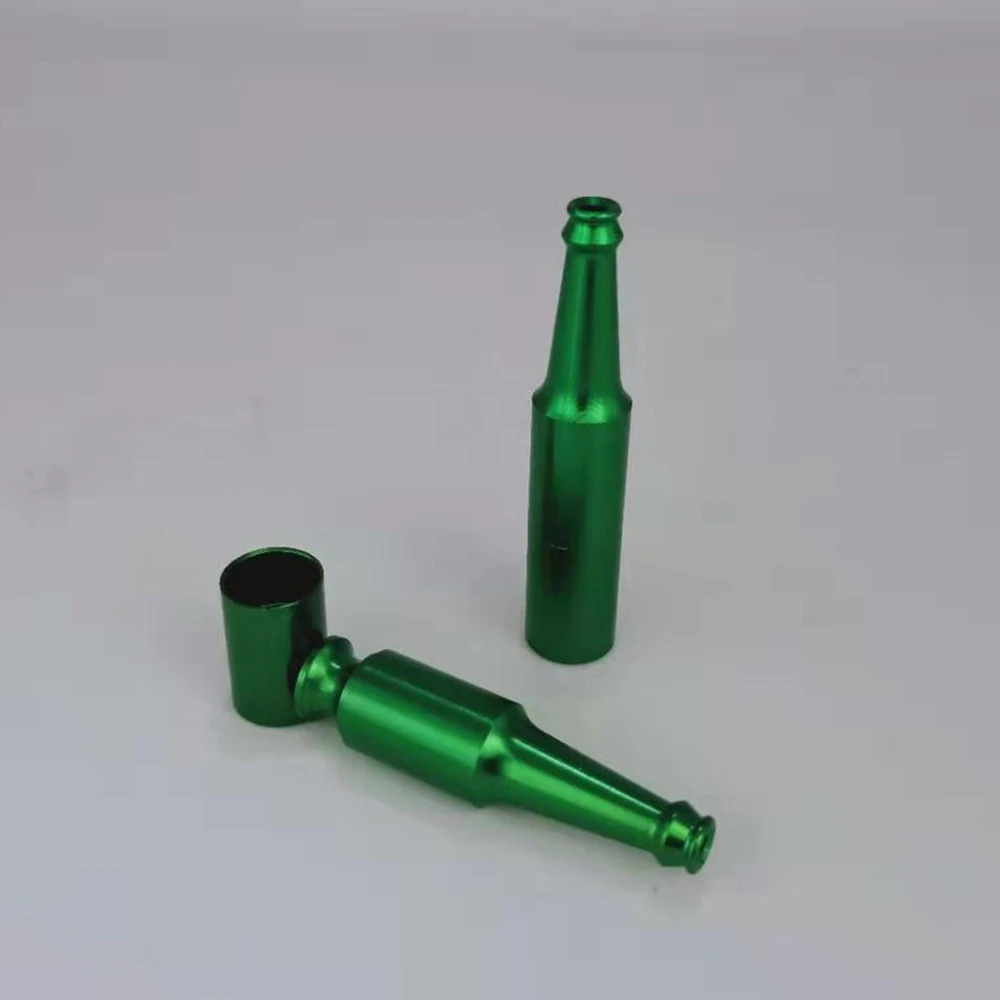 2019 Creative Mini Beer Bottle Smoking Pipes Portable Cigarette Holder Funny Gifts Pipe Herb Tobacco Smoke Grinder |