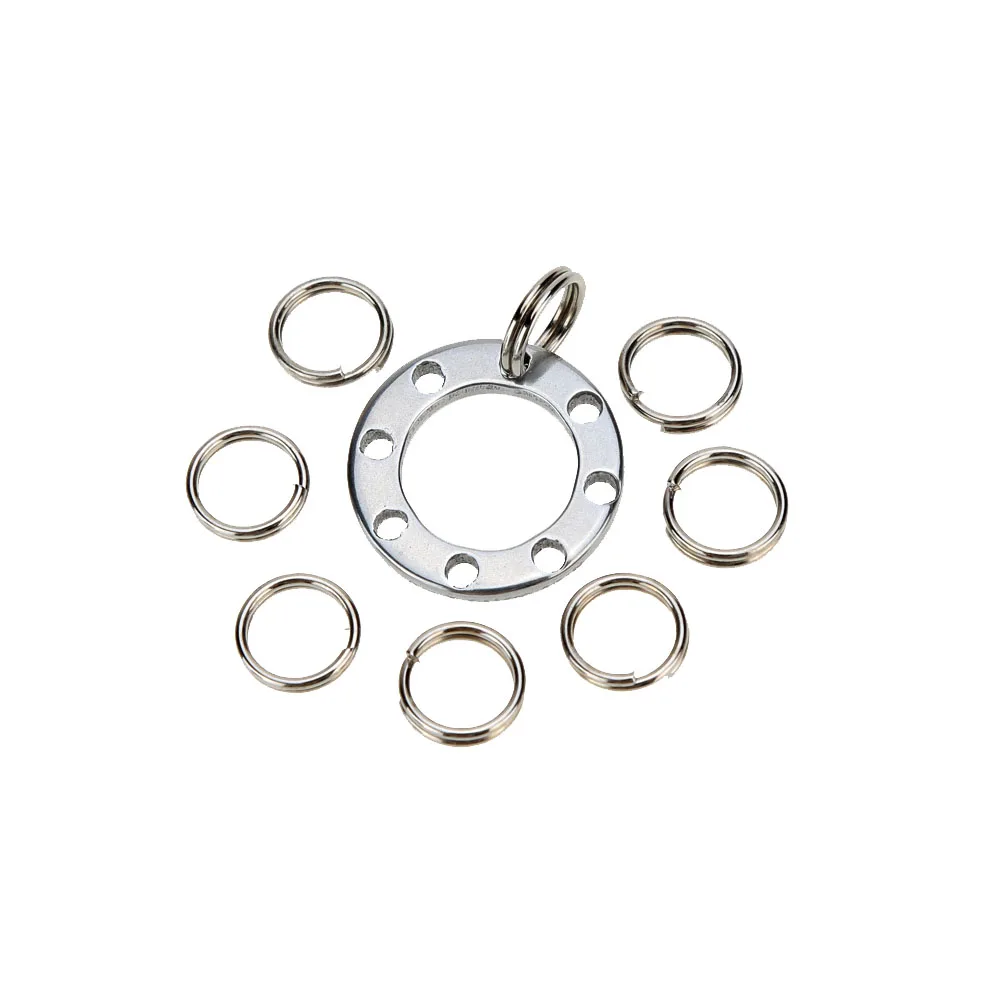 1 набор кольца для ключей повседневного использования | Спорт и развлечения