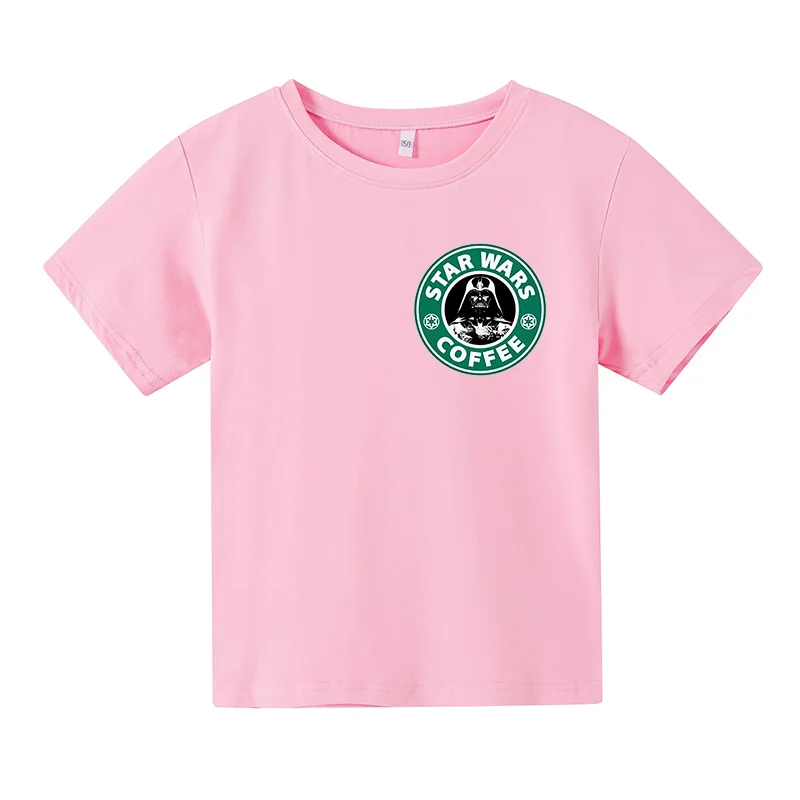 

Summer print children's short-sleeved T-shirt cartoon anime cotton hip-hop casual top through 4T-14T