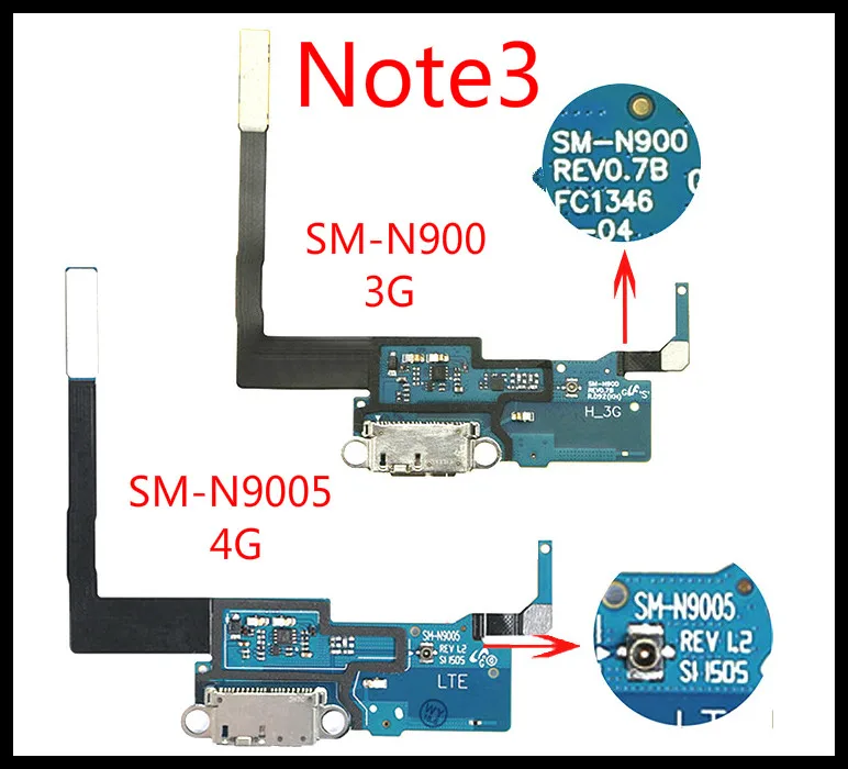 Для samsung Galaxy Note 3 N900 N9005 зарядка через usb Порты и разъёмы Flex CableCharger док станция для